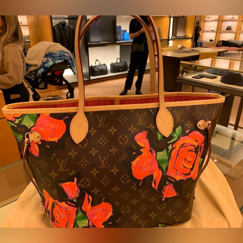 Louis Vuitton Stephen Sprouse Roses Neverfull MM limited edition - Picture 1 of 1